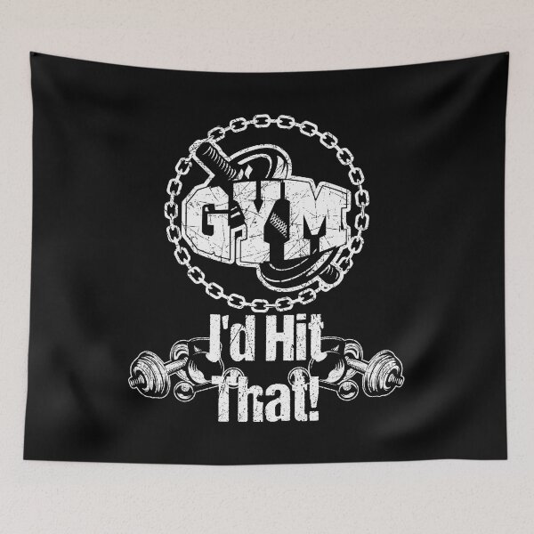 Item preview, Gym I'd Hit That! Fitness Motivation White designed and sold by LarkDesigns.