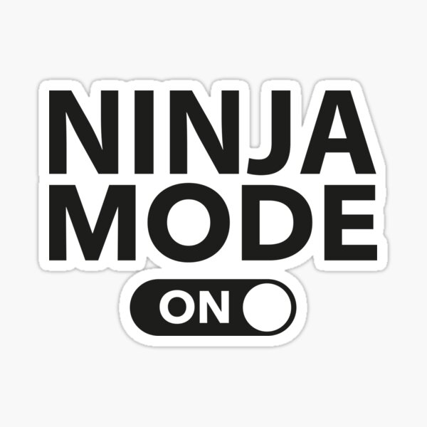 Ninja Stickers Redbubble - roblox ninja stickers redbubble