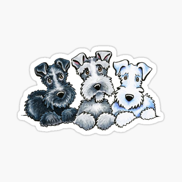 Schnauzer Company Sticker