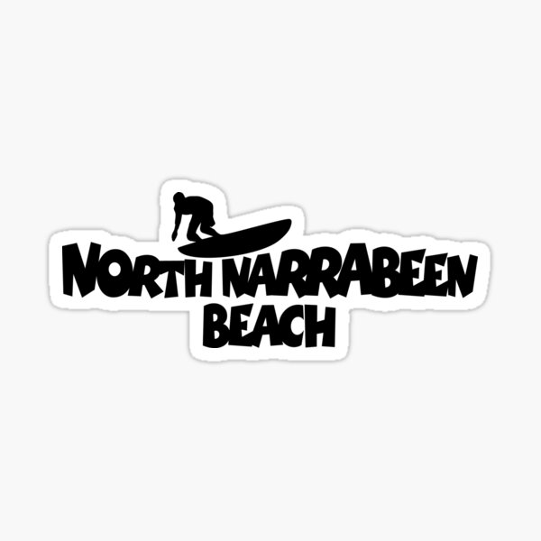 North Narrabeen Beach Surfing Sticker