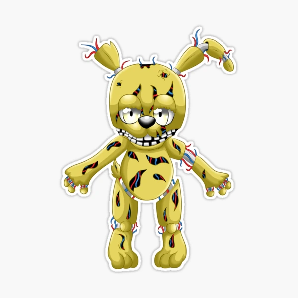 Five Nights at Freddy's Chibi Springtrap/Golden Bonnie Necklace