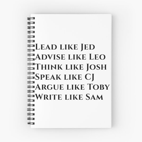 Item preview, Lead Like Jed "West Wing"  designed and sold by FlatlandsDesign.