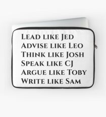 Führen Sie wie Jed "West Wing" Laptoptasche