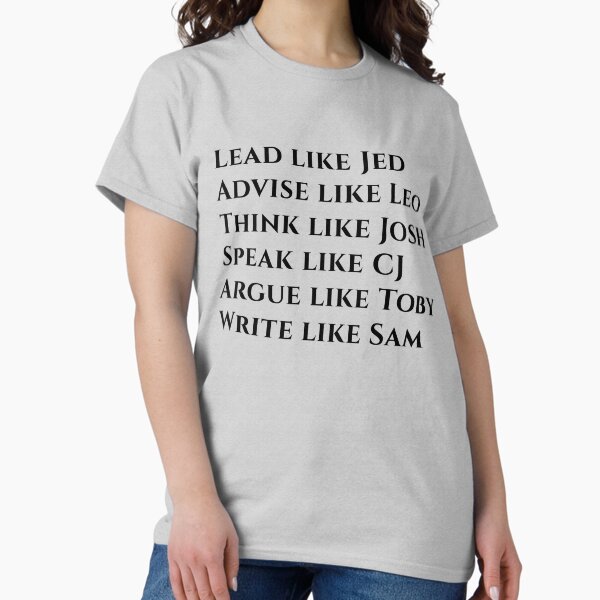 Item preview, Führen Sie wie Jed "West Wing" designed and sold by FlatlandsDesign.