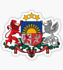 Wappen von Lettland Sticker