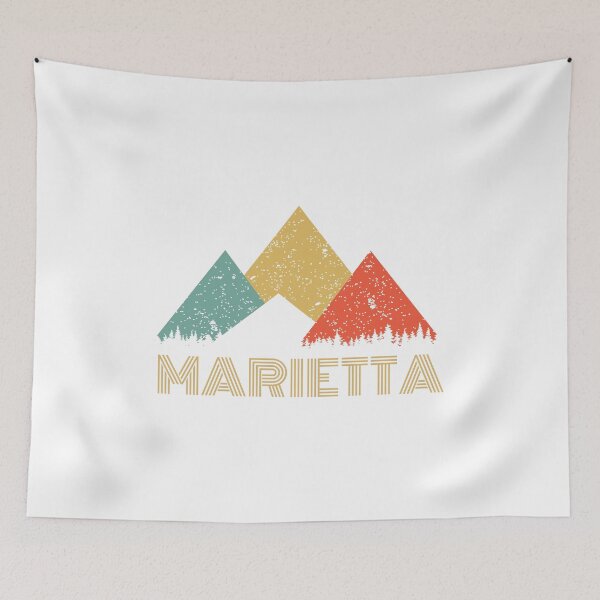 Item preview, Retro City of Marietta Mountain Shirt designed and sold by Theodore Cory.