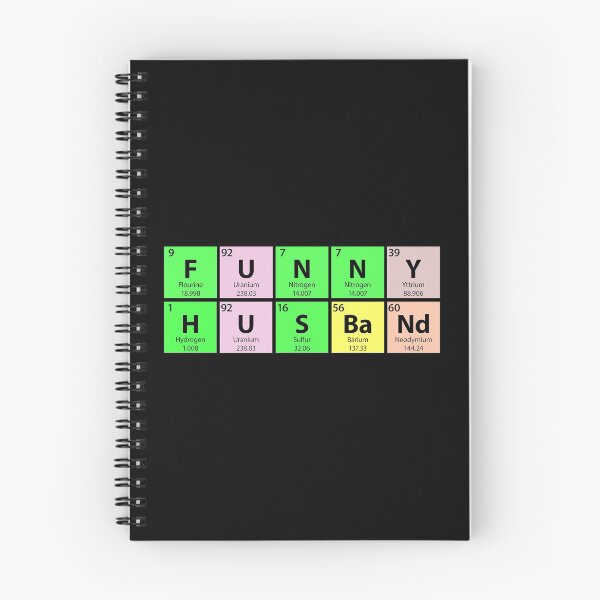 Item preview, Funny Husband Periodic Table designed and sold by Gold Wings Tees.