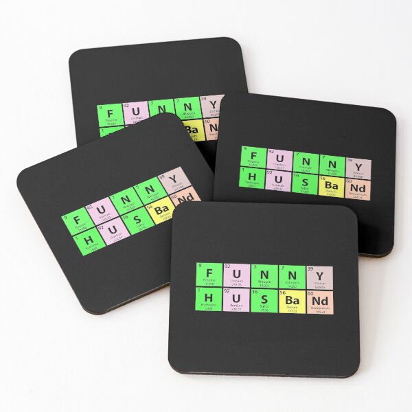 Item preview, Funny Husband Periodic Table designed and sold by Gold Wings Tees.