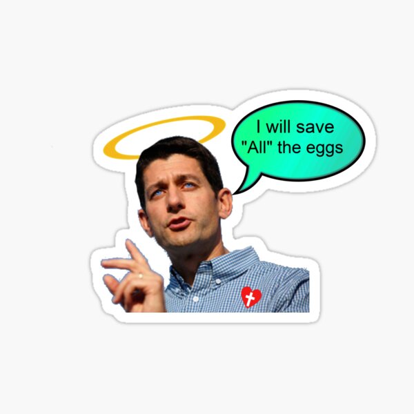 Artikel-Vorschau von Abtreibungsgegner und Retter der Persönlichkeit Paul Ryan: „Ich werde alle Eier retten“ 2012, designt und verkauft von Dallas ..