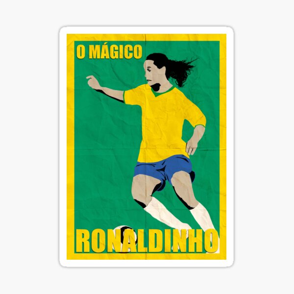 Ronaldinho Pegatina