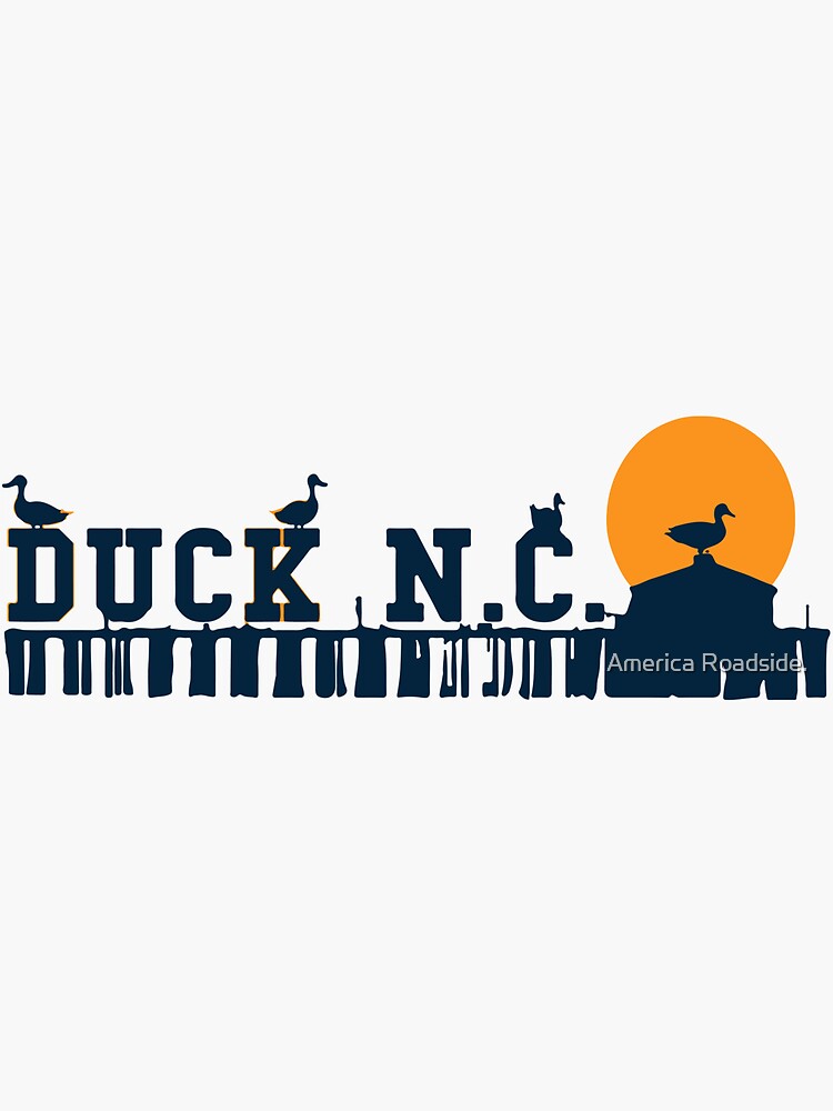 Duck Nc Stickers for Sale