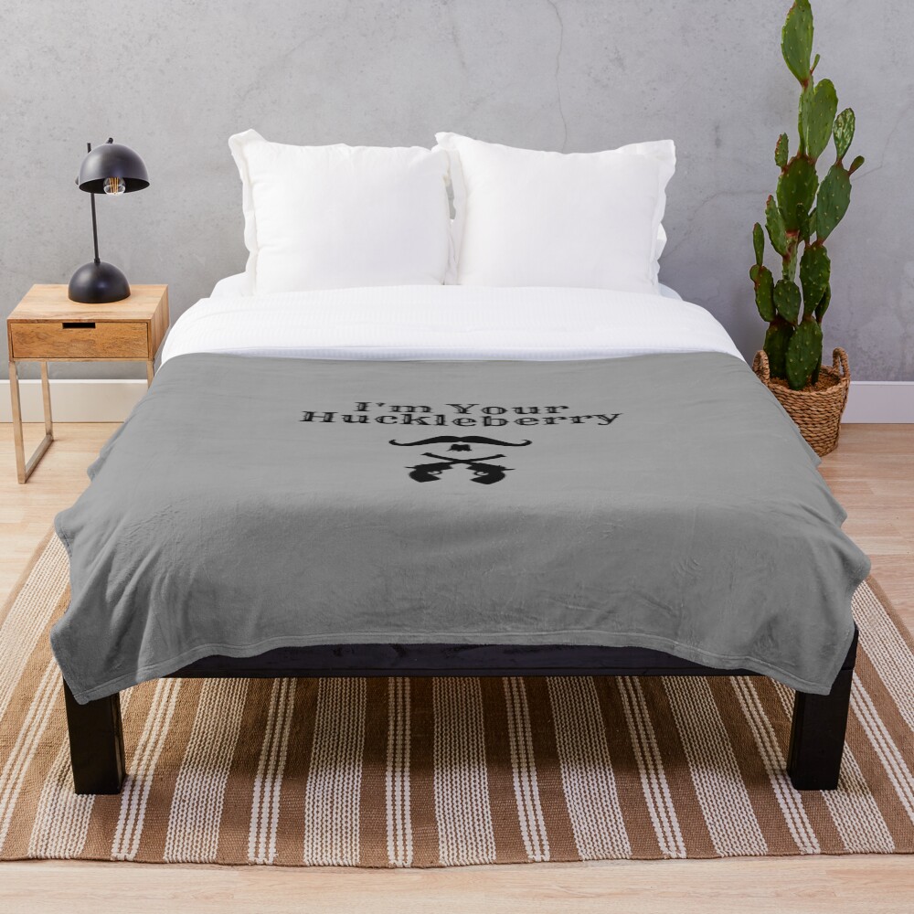 Tombstone - I'm Your Huckleberry Throw Blanket