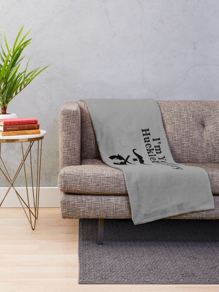 Alternate view of Tombstone - I'm Your Huckleberry Throw Blanket