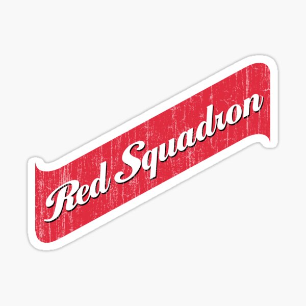 Vista previa del artículo con la obra «Cerveza Red Squadron», diseñado y vendido por gorillamask.