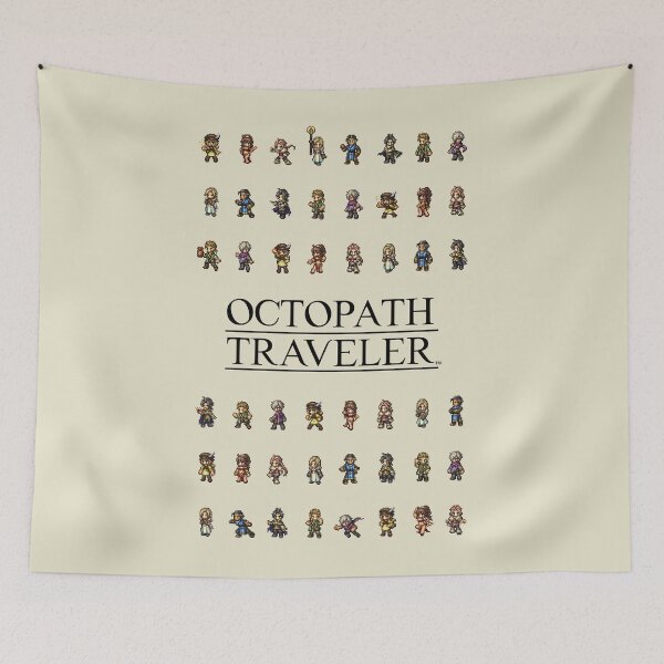 Artikelvorschau, Octopath Reisende Sprites entworfen und verkauft von iWumbo.