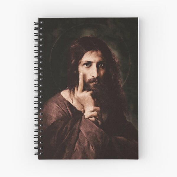 Item preview, Ivan Kramskoy (1837 – 1887) Christ (middle finger) designed and sold by GodsAutopsy.