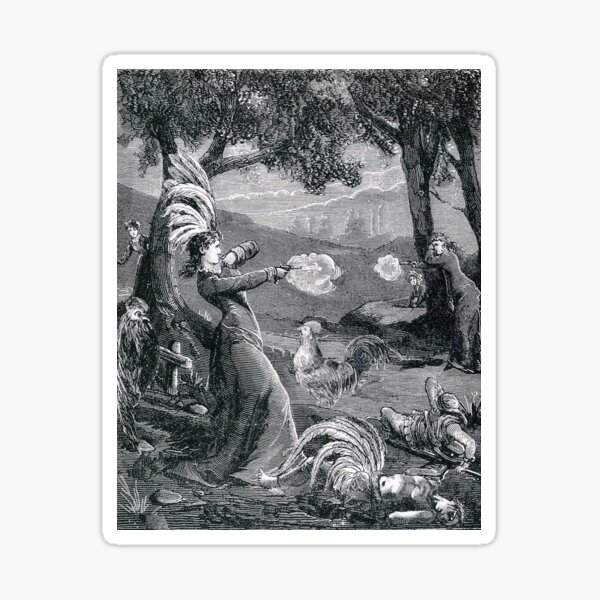 Item preview, Week of Kindness - Dueling Women and Roosters,  Max Ernst designed and sold by forgottenbeauty.