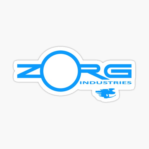 "ZORG Industries" Sticker for Sale by chazy73 | Redbubble
