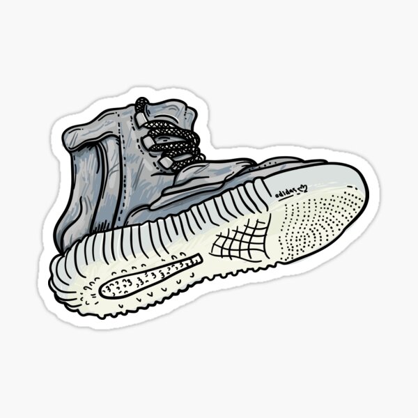 Yeezy Boost Grunge Sticker