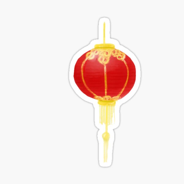 "Chinese Lantern" Sticker for Sale by melissamiddle Redbubble