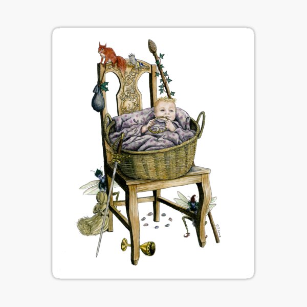 Changeling Baby Sticker