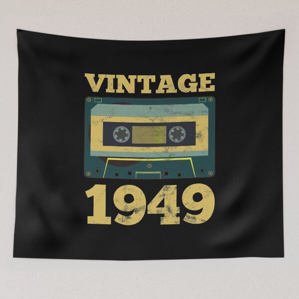 Item preview, Vintage 1949 Retro Birth Year Birthday Gift Idea designed and sold by haselshirt.