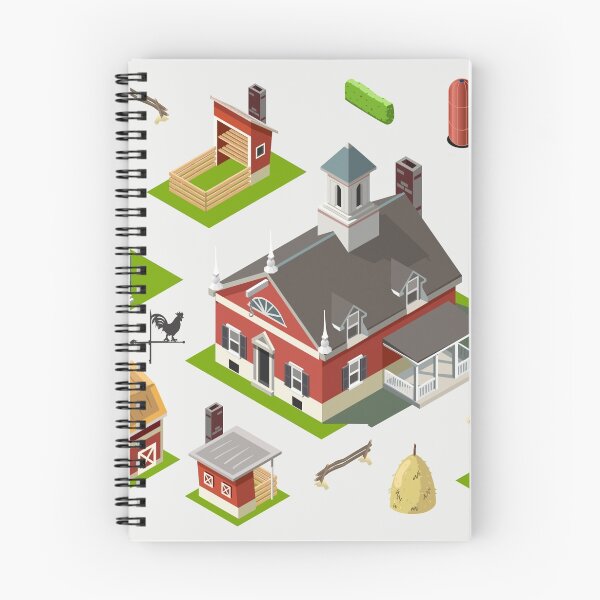 Item preview, Isometric Great American Barn Set designed and sold by aurielaki.