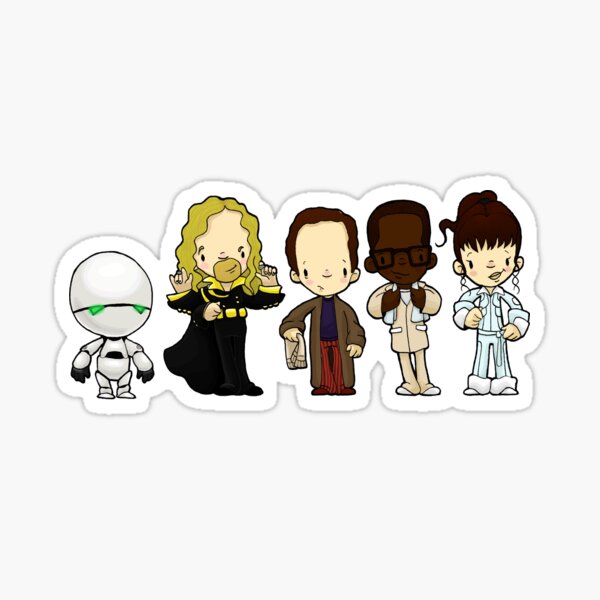 Hitchhiker's guide to the galaxy Sticker
