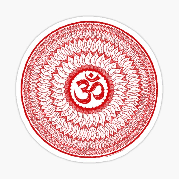 om mandala (liáliom) Sticker