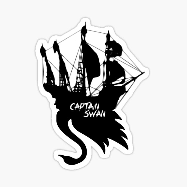 Jolly Swan Roger Sticker