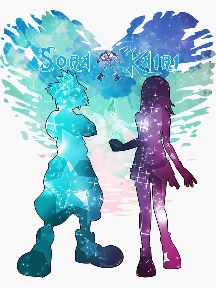 Kingdom Hearts Sora X Kairi Sticker For Sale By Zabullionaire Redbubble 0829