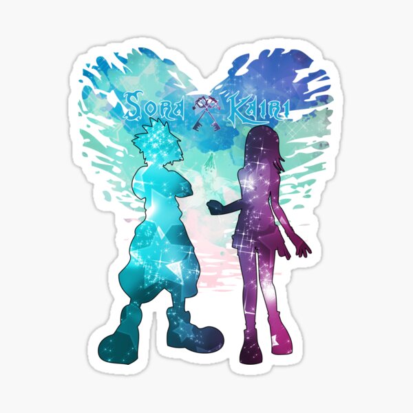 Vista previa del artículo con la obra «Kingdom Hearts - Sora x Kairi», diseñado y vendido por Zabullionaire.
