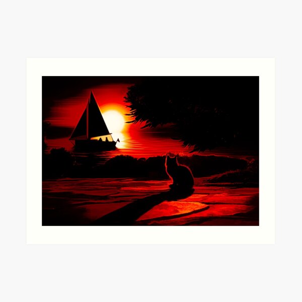 Cats Dream Kunstdruck