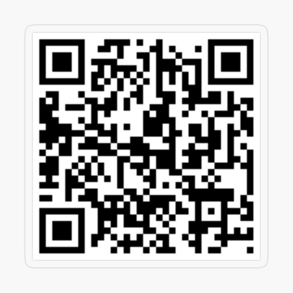 Rick Roll GIF QR Code - Rick Roll - Magnet