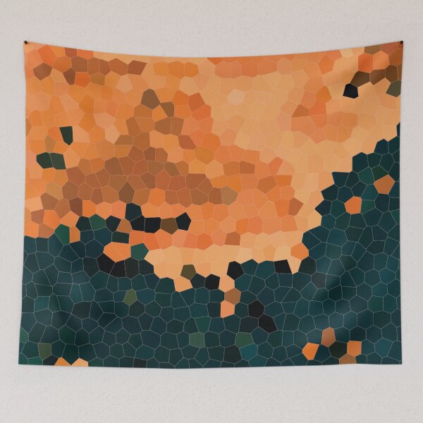 Item preview, Gold Geometric Landscape designed and sold by cletterle.