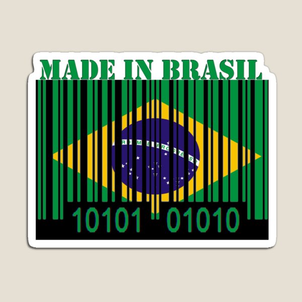 Artikel-Vorschau von Brasil Barcode Flag Made In..., designt und verkauft von Netsrotj.