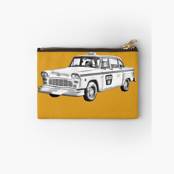 Item preview, Checkered Taxi Cab Illustrastion designed and sold by KWJphotoart.