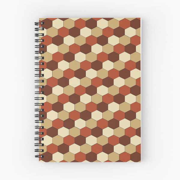 Aperçu de l'œuvre Motif hexagonal au chocolat créée et vendue par holidayjohn.