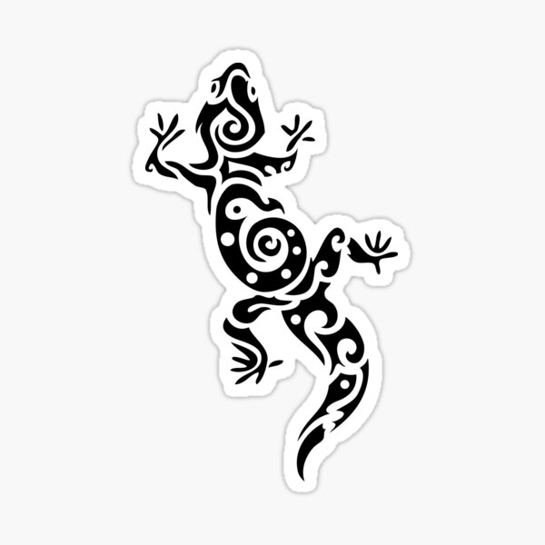 Maori Lizard Stock Illustration - Download Image Now - Tattoo, Lizard,  Pattern - iStock