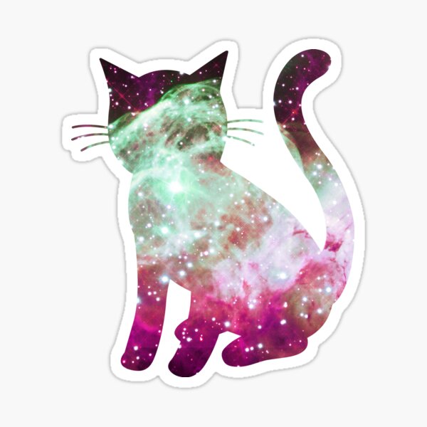 Thor's Helmet Nebula | Space Kitty Sticker