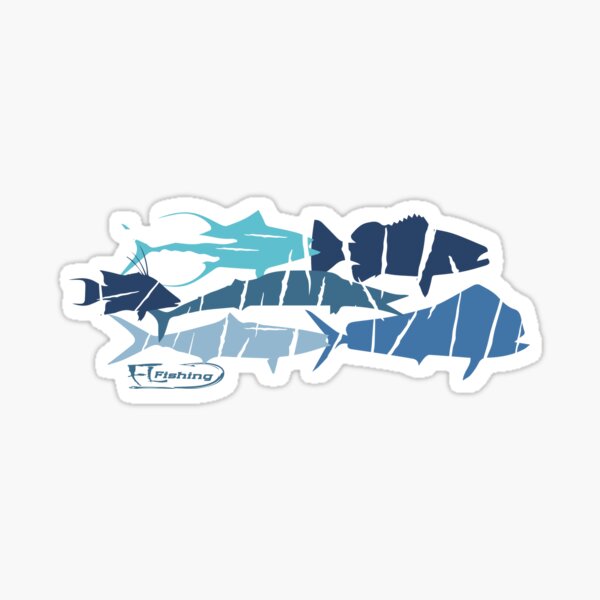 Vista previa del artículo con la obra «Collage de pescado rasgado», diseñado y vendido por Fl  Fishing.