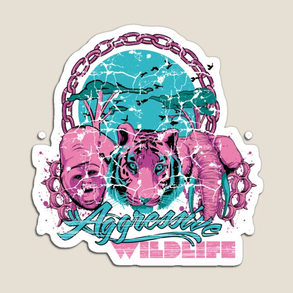 Item preview, Agressive wildlife designed and sold by tshirt-factory.