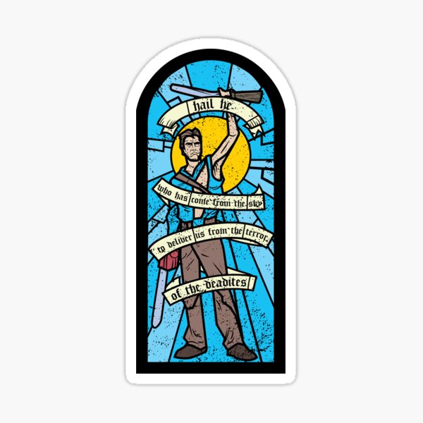 Stained Ash Window Sticker