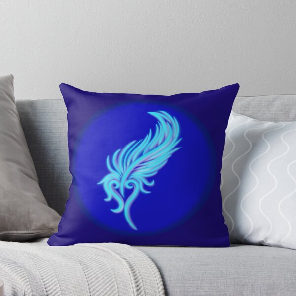Item preview, Whispering Feather - Blue designed and sold by Blue-Bower.