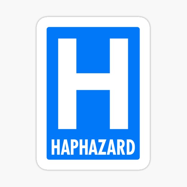 Haphazard Logo 2 Sticker