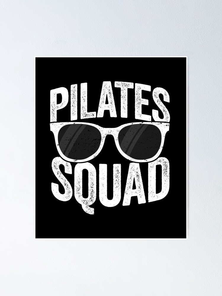 Funny Pilates Squad T-Shirt for Women Friends Group Workout