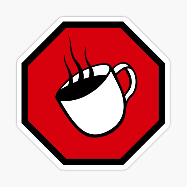 Truck Stop Coffee Shop – Logo Sticker