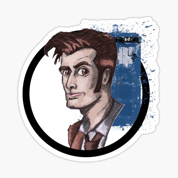 Tenth Lord of Time Sticker