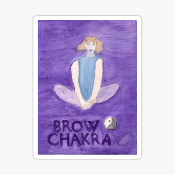 The Butterfly The Brow Chakra Sticker