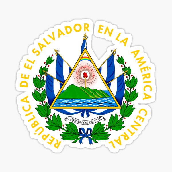 Coat of Arms of El Salvador Sticker